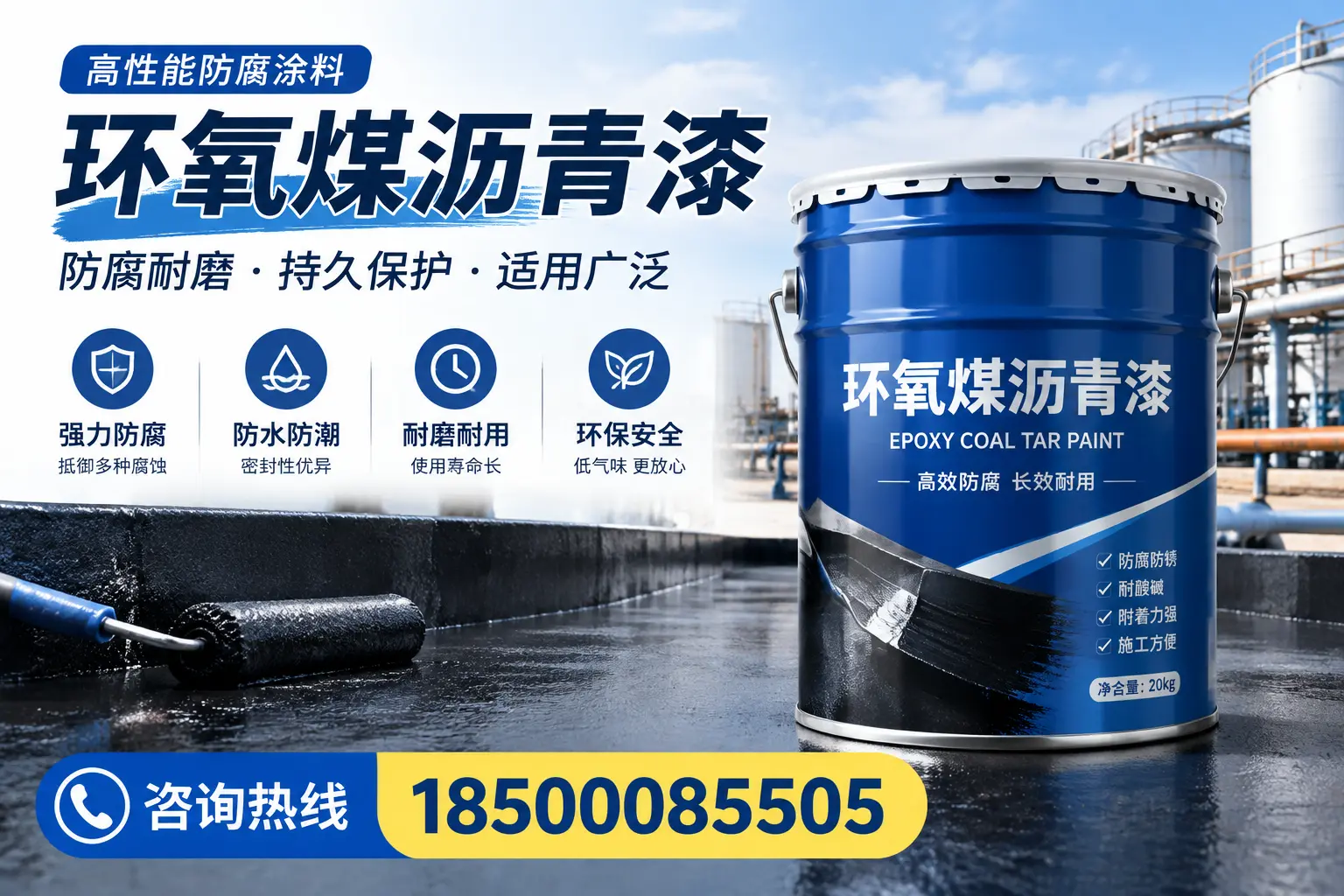 环氧煤沥青漆与传统涂料的对比,哪种更适合郴州?